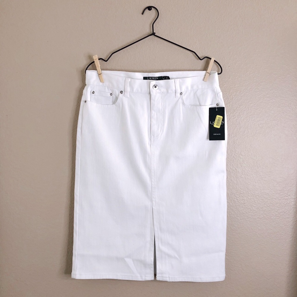 NWT RALPH LAUREN MIDI SKIRT